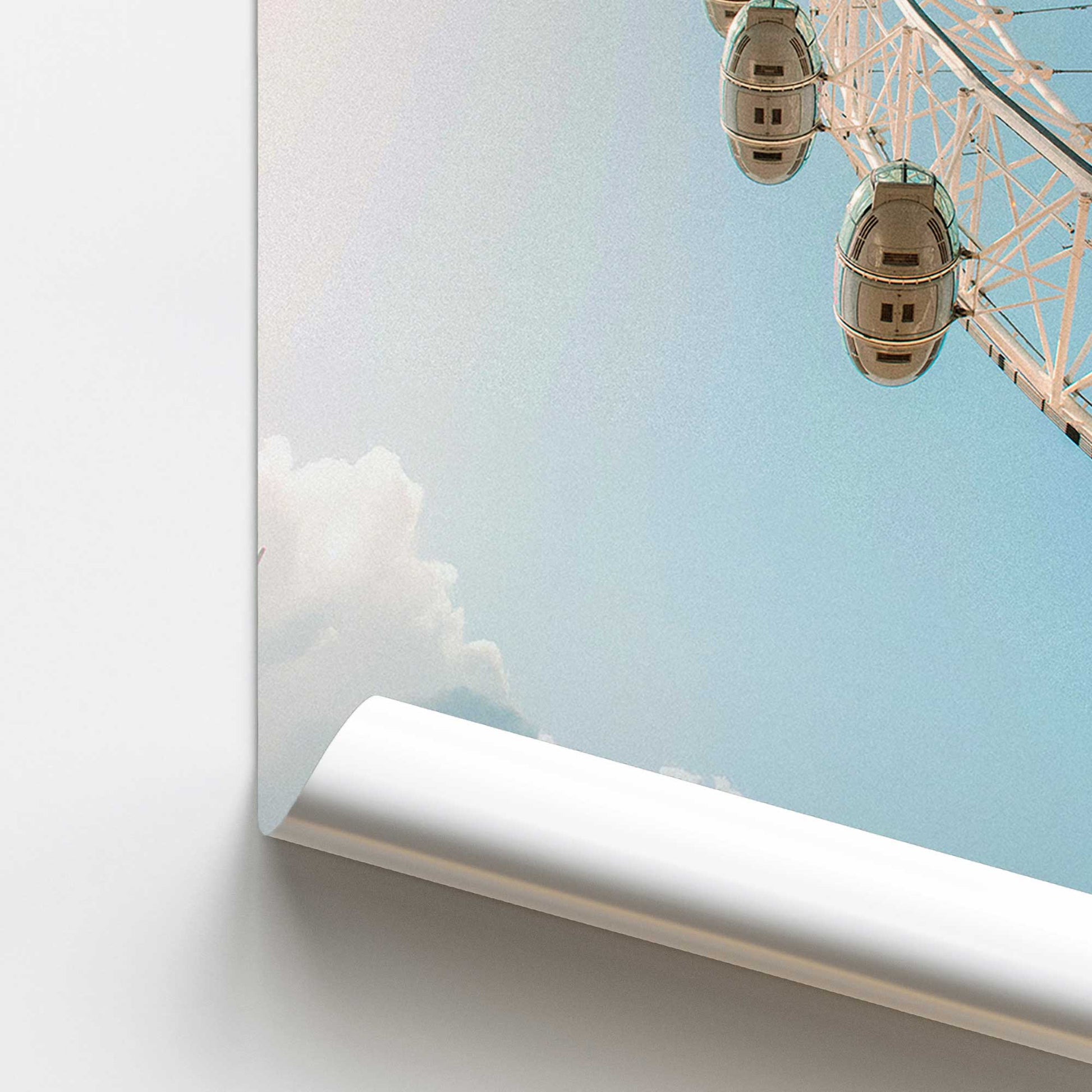 [color:Rolled Print], Picture of close up of art