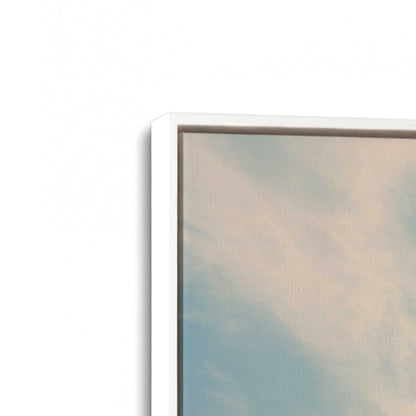 [Color:Opaque White], Picture of art in a White frame at an angle