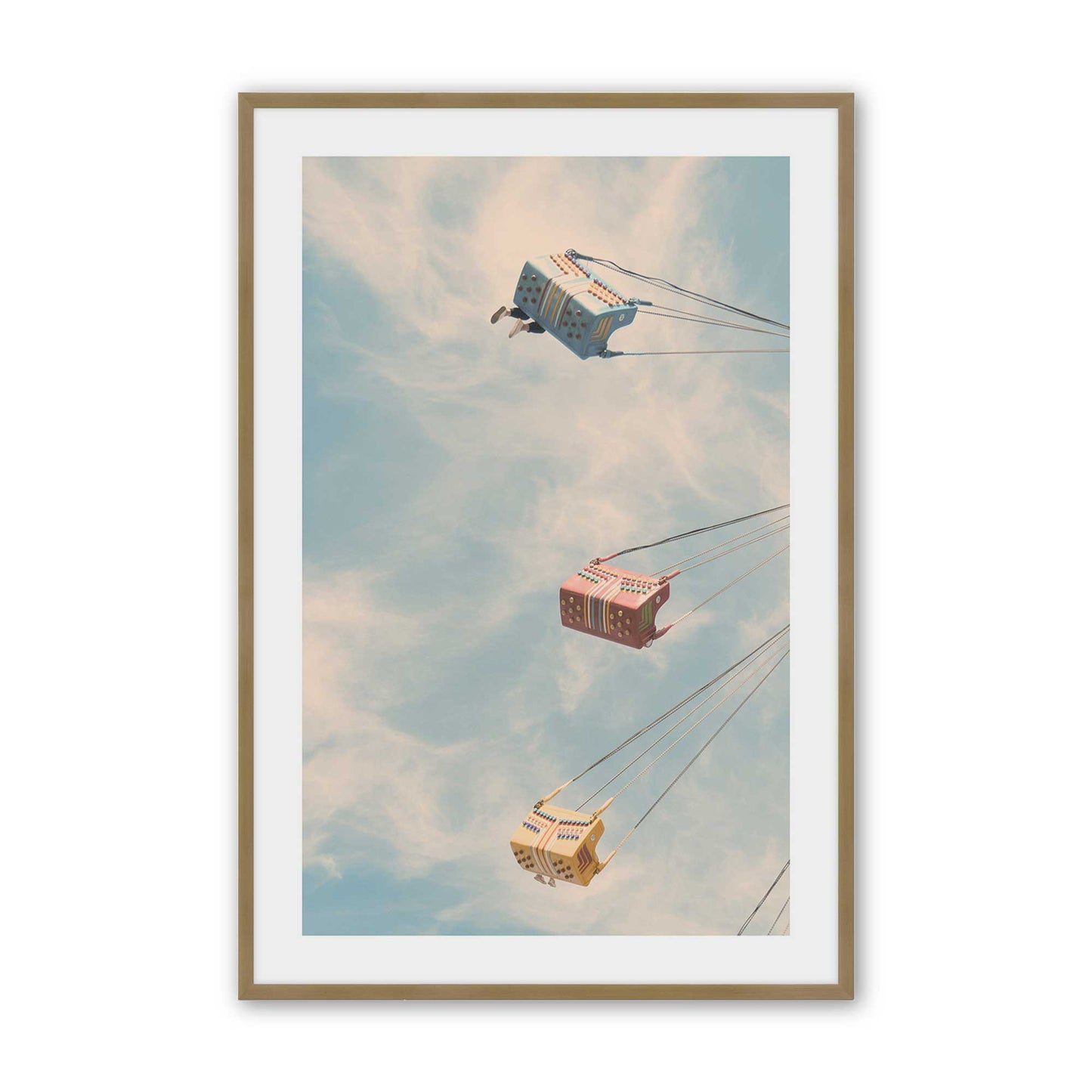 [Color:Brushed Gold], Picture of art in a Brushed Gold frame