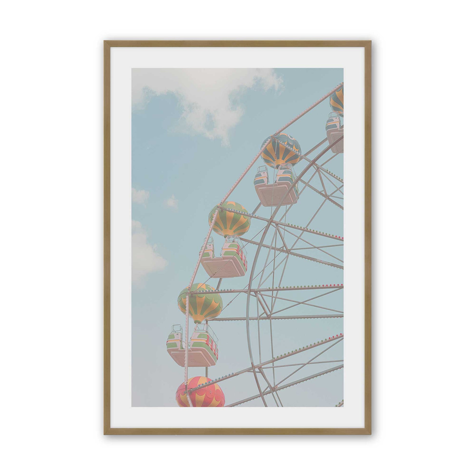 [Color:Brushed Gold], Picture of art in a Brushed Gold frame