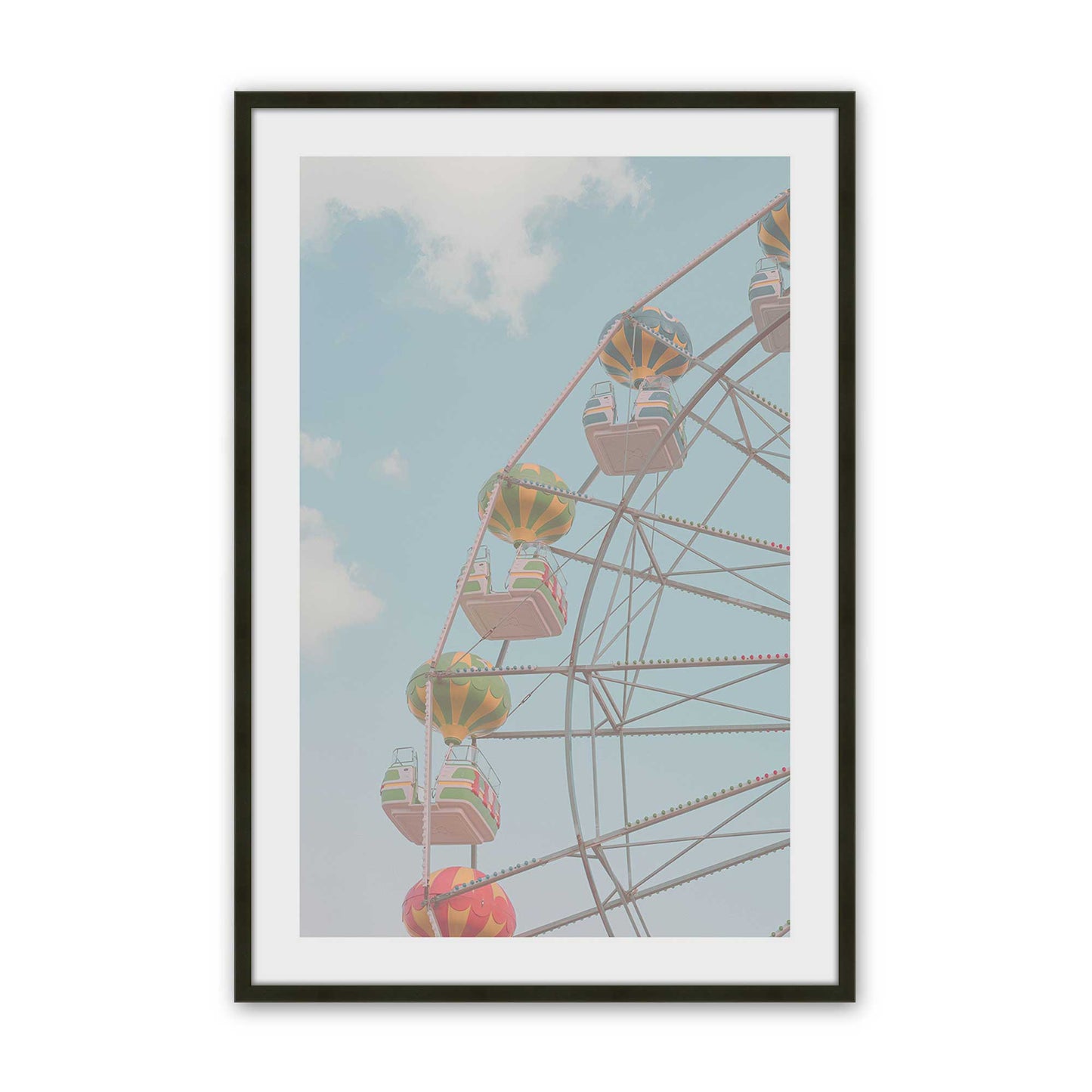 [Color:Satin Black], Picture of art in a Satin Black frame