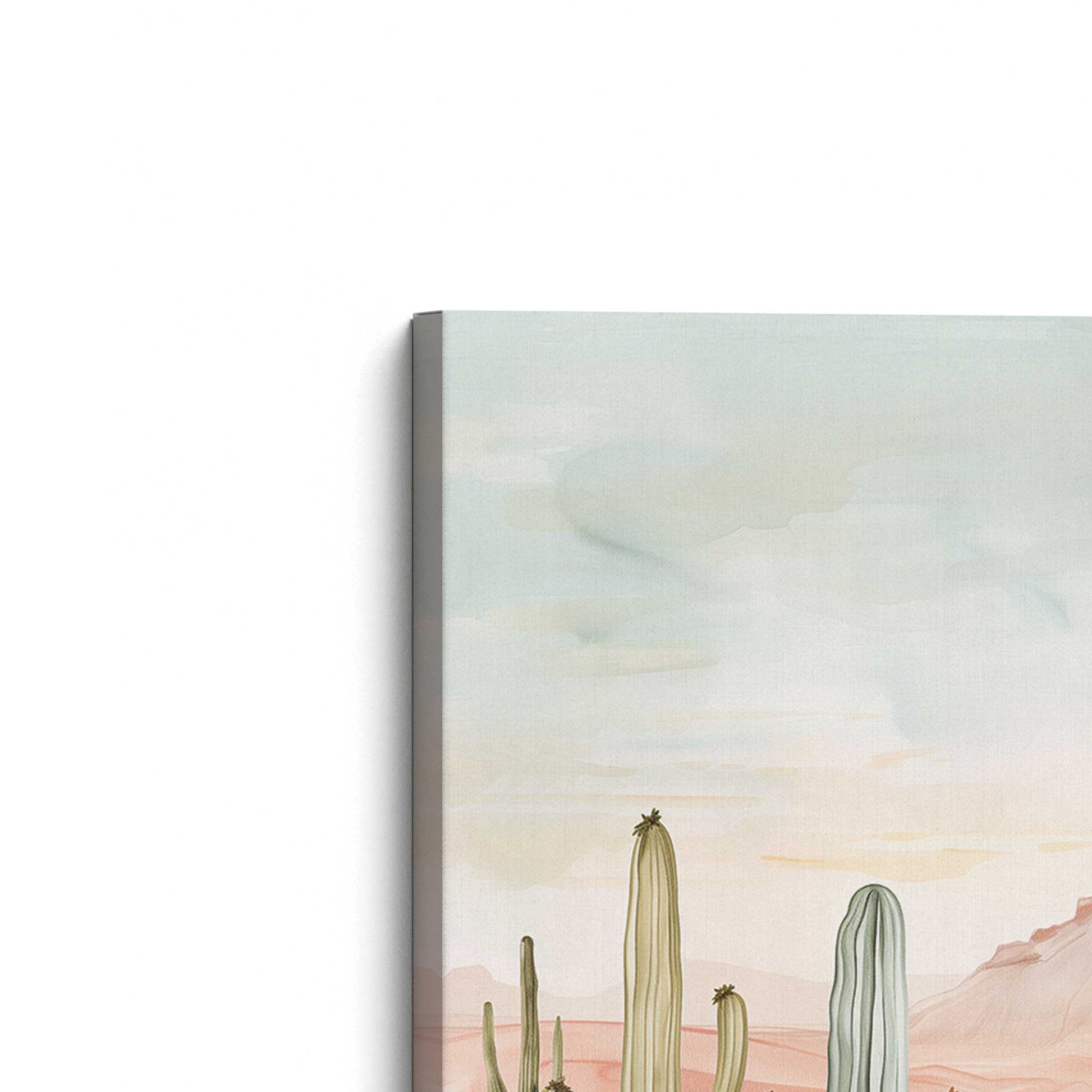 [Color:Stretched Canvas], Picture of the corner of the art