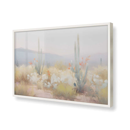 [Color:Opaque White], Picture of art in a Opaque White frame of the corner