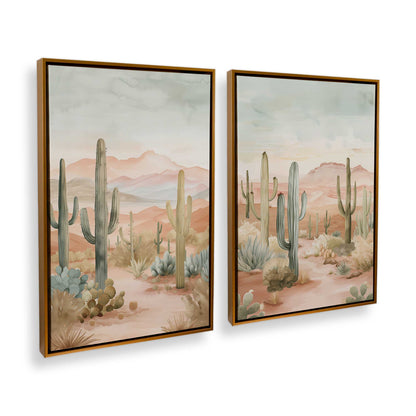 [Color:Polished Gold], Picture of art in a Polished Gold frame at an angle