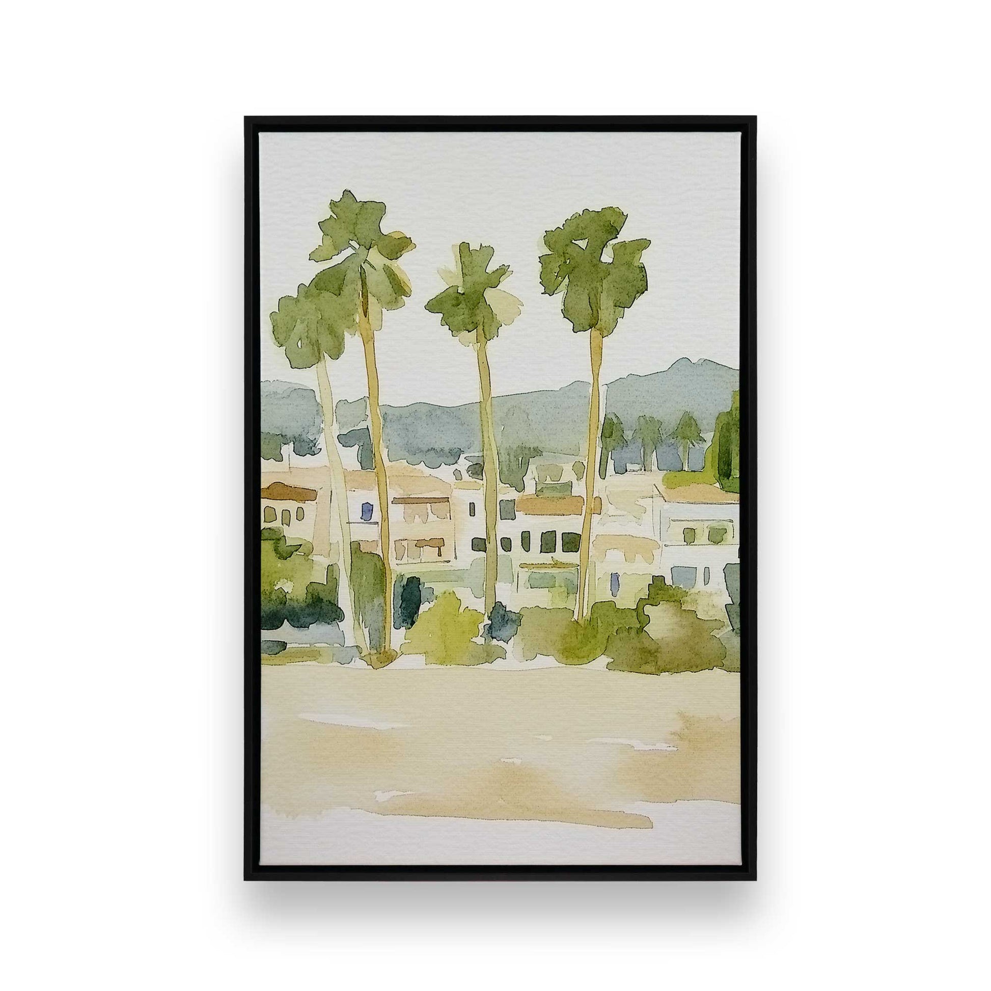 [Color:Satin Black], Picture of art in a Satin Black frame