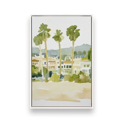 [Color:Opaque White], Picture of art in a White frame