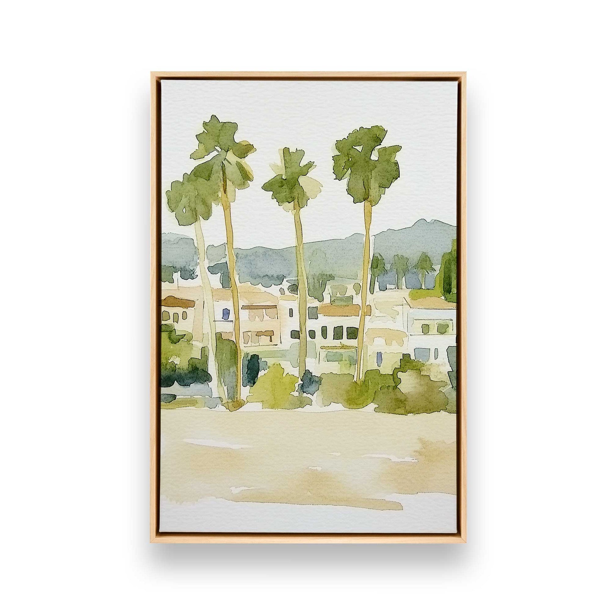 [Color:American Maple], Picture of art in a American Maple frame