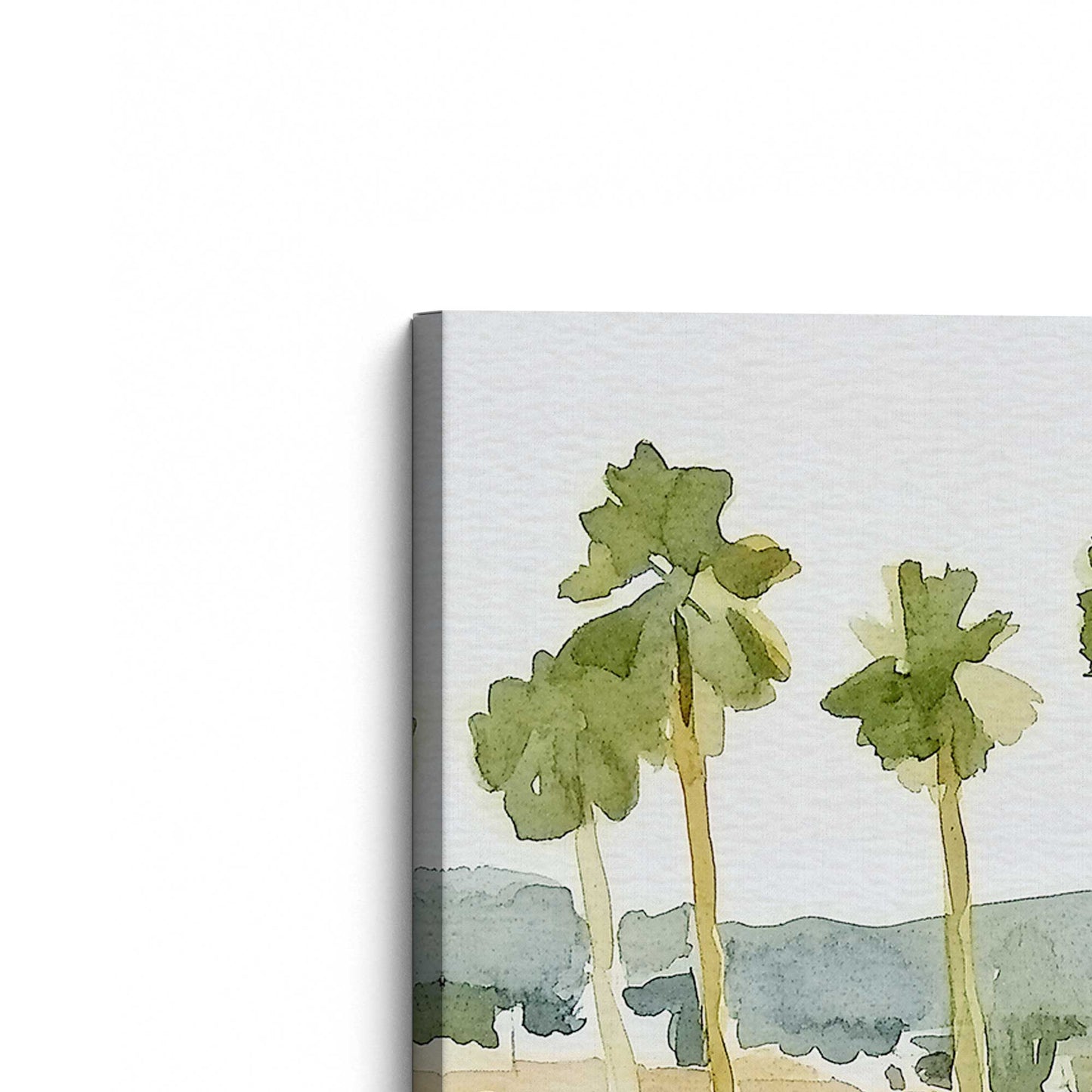 [Color:Stretched Canvas], Picture of the corner of the art