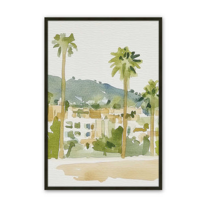 [Color:Satin Black], Picture of art in a Satin Black frame