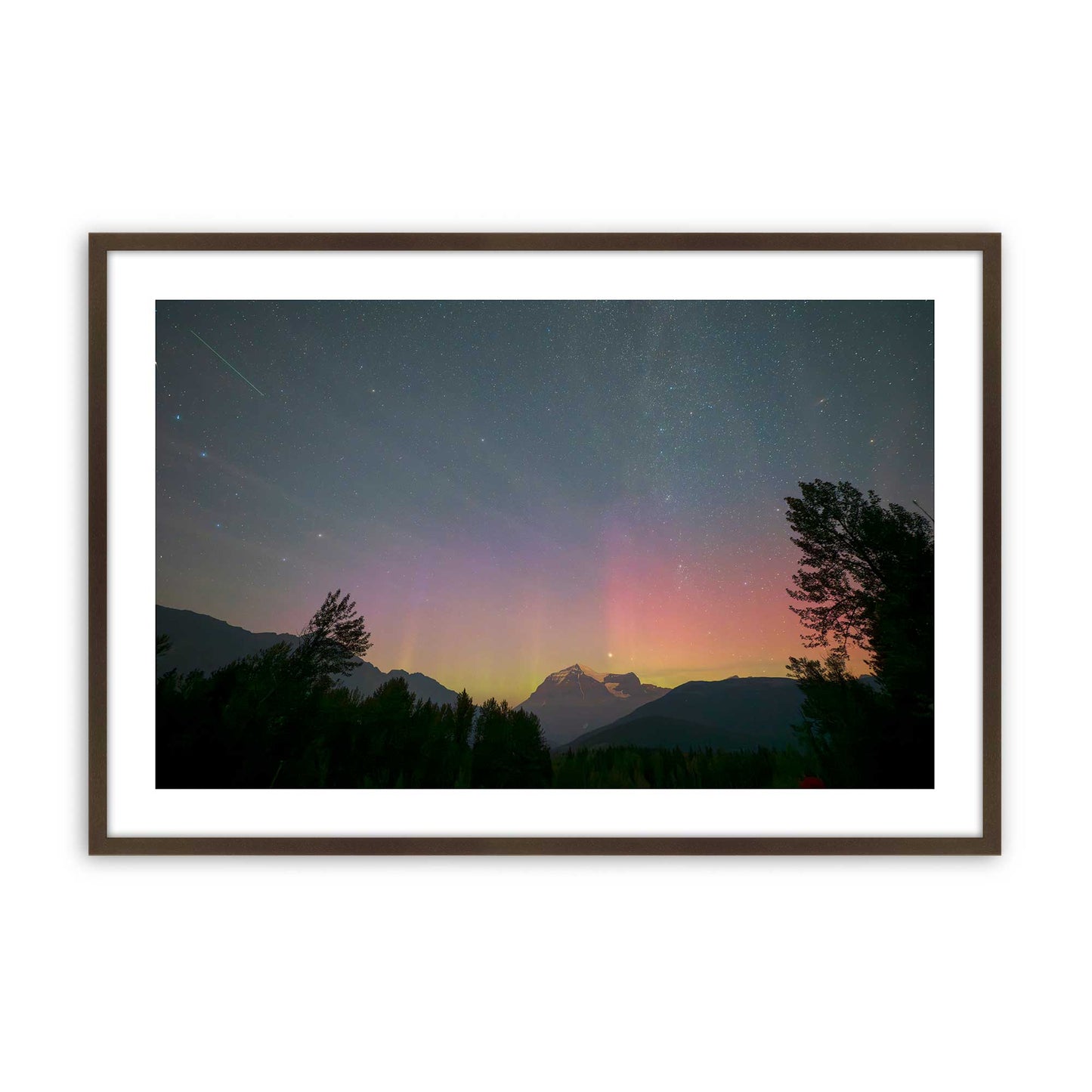 [Color:Brown], Picture of art in a Brown frame