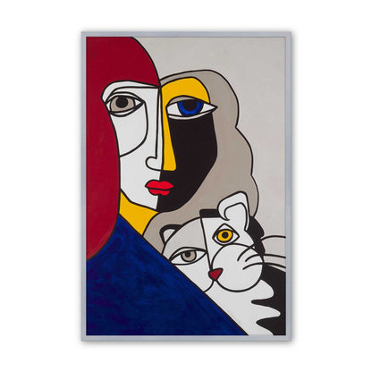 [Color:Polished Chrome], Picture of art in a Polished Chrome frame