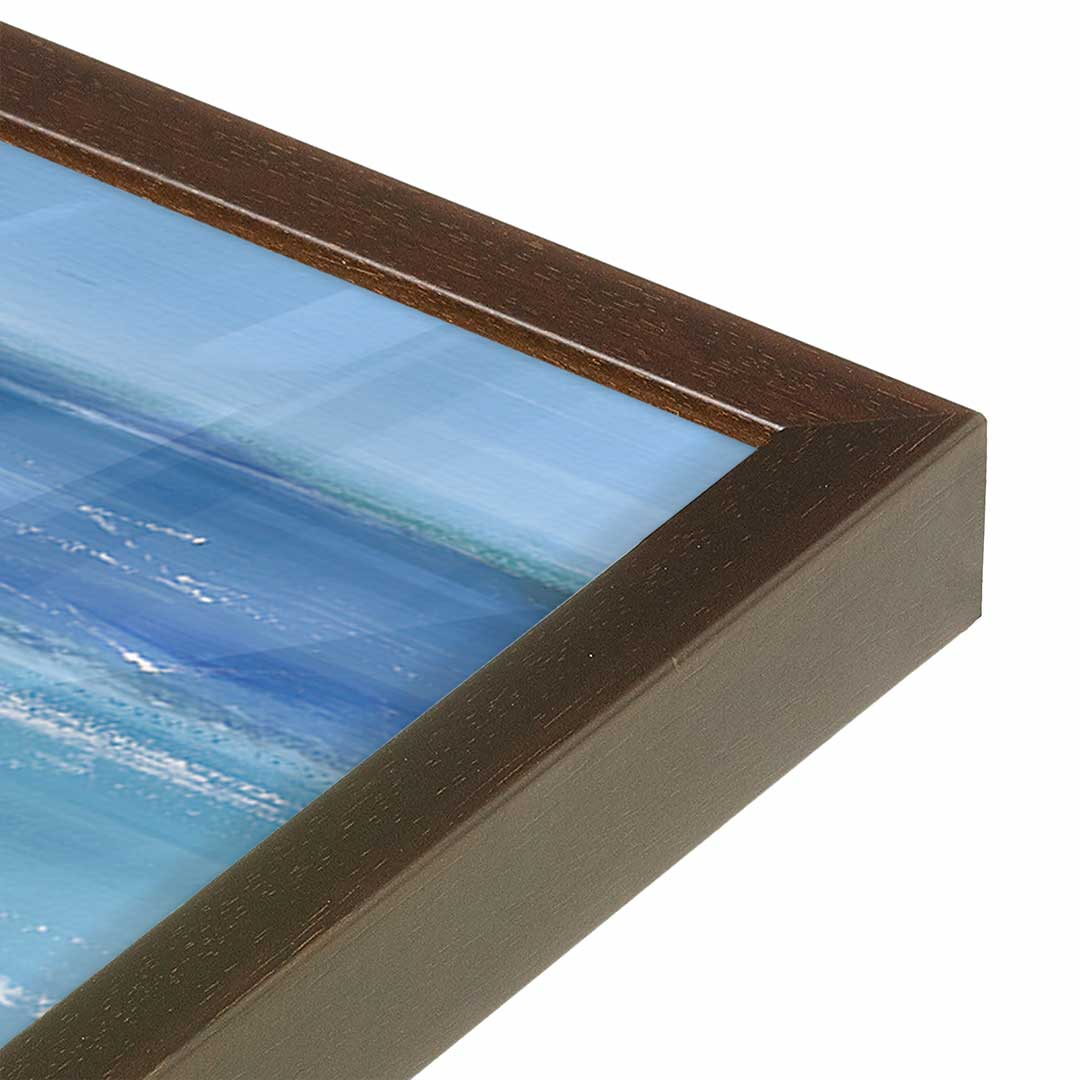 [Color:Belvinder Brown], Picture of art in a Belvinder Brown frame at an angle