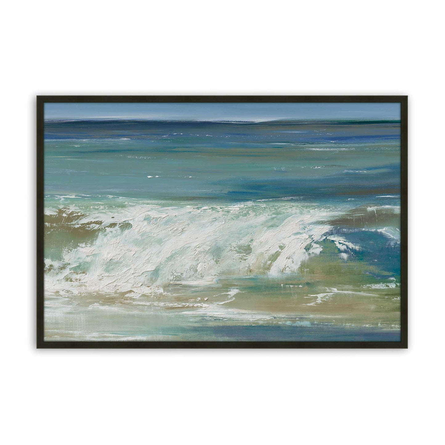 [Color:Satin Black], Picture of art in a Satin Black frame