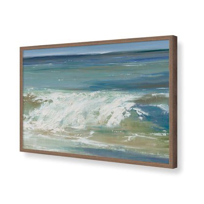 [Color:Walnut], Picture of art in a Walnut frame of the corner