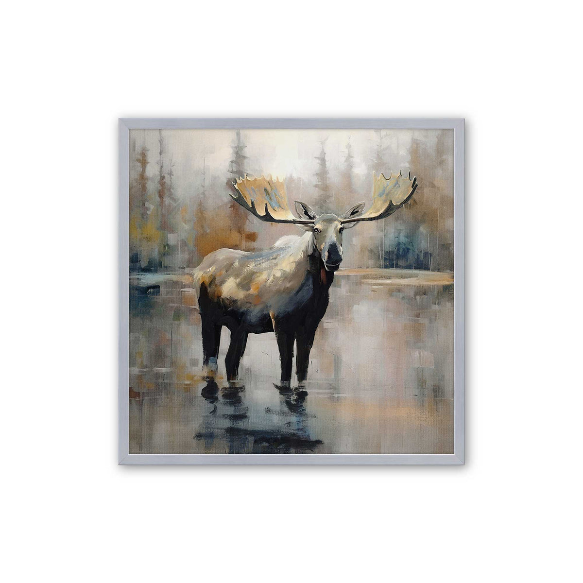 [Color:Polished Chrome], Picture of art in a Polished Chrome frame