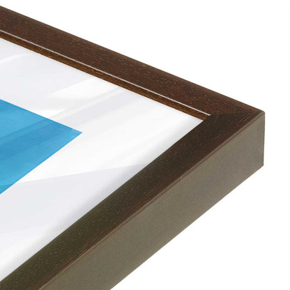 [Color:Belvinder Brown], Picture of art in a Belvinder Brown frame at an angle