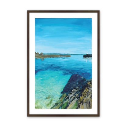 [Color:Belvinder Brown], Picture of art in a Belvinder Brown frame