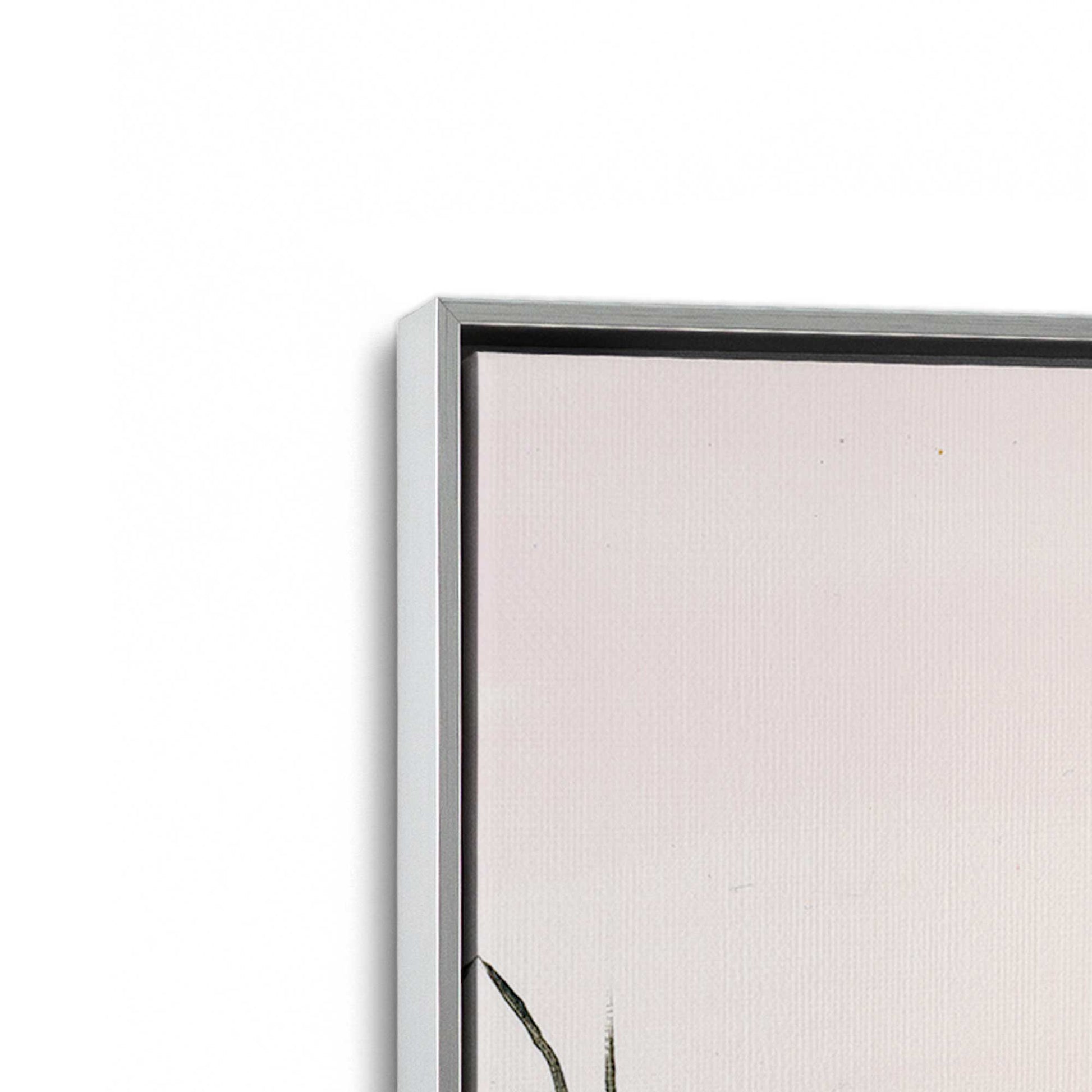 [Color:Polished Chrome], Picture of art in a Polished Chrome frame at an angle