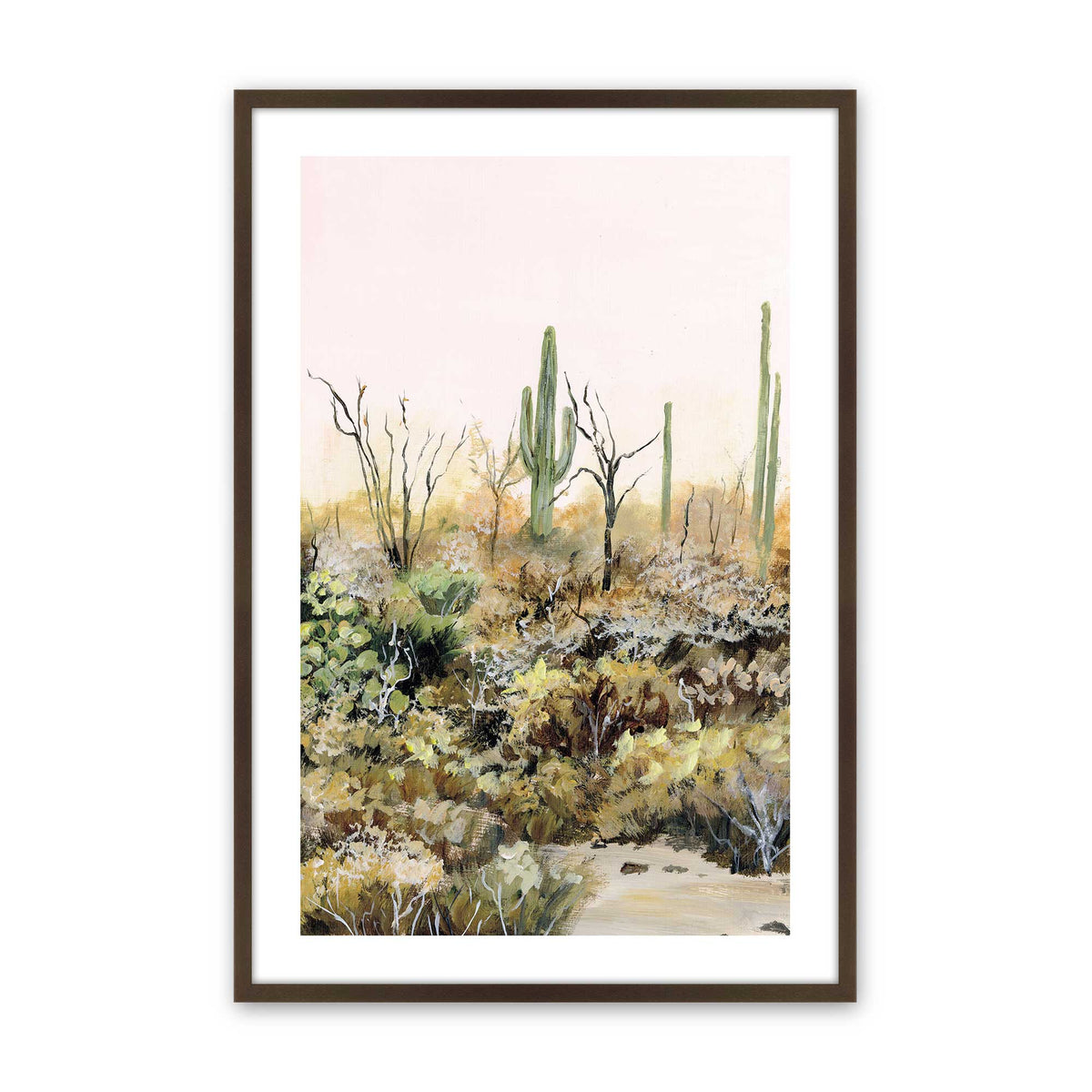 [Color:Belvinder Brown], Picture of art in a Belvinder Brown frame