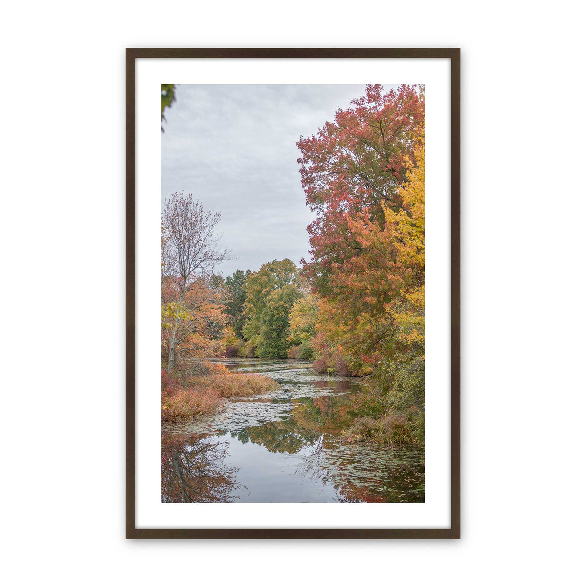 [Color:Brown], Picture of art in a Brown frame