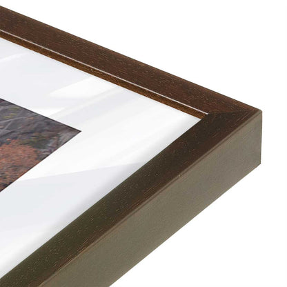 [Color:Belvinder Brown], Picture of art in a Belvinder Brown frame at an angle