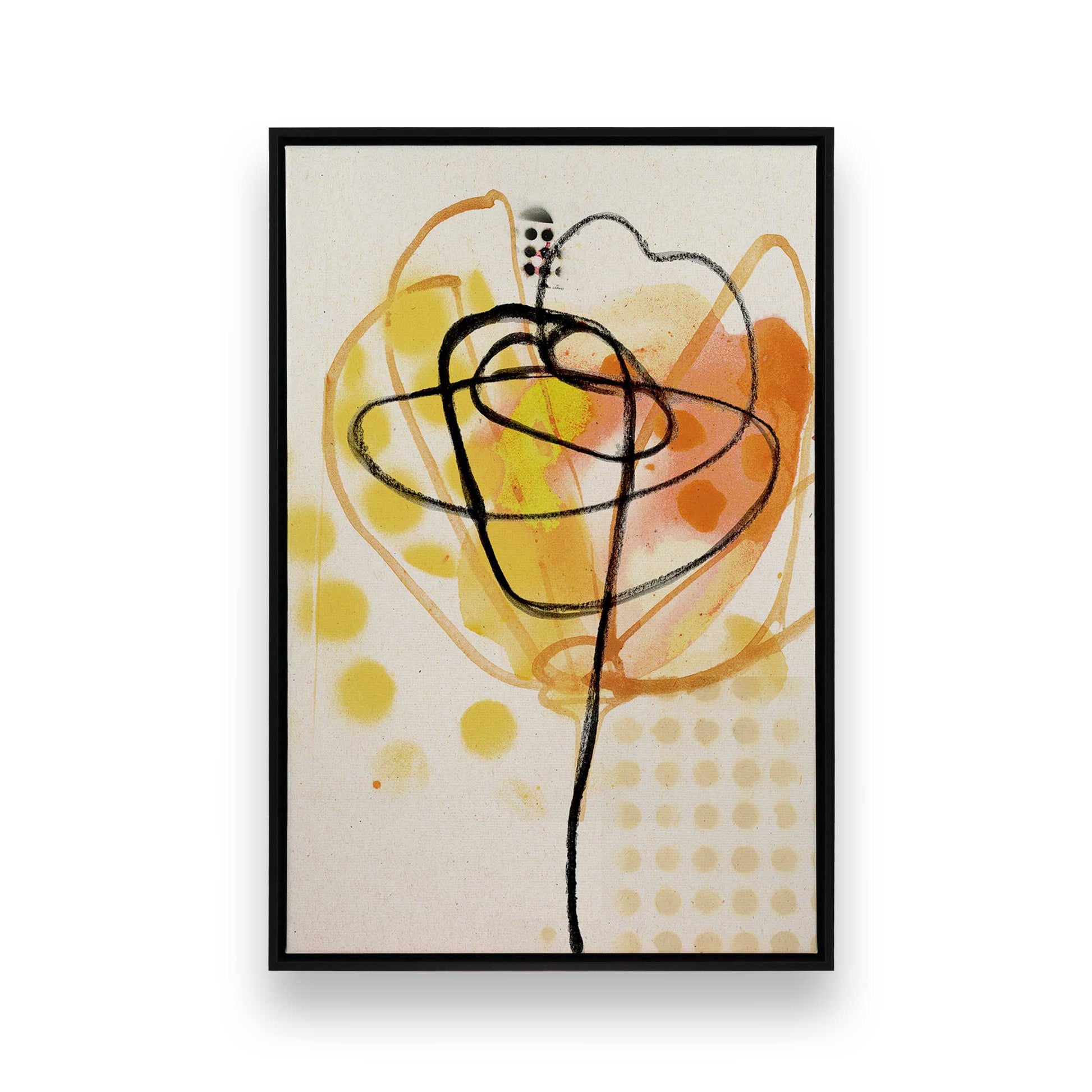 [Color:Satin Black], Picture of art in a Satin Black frame