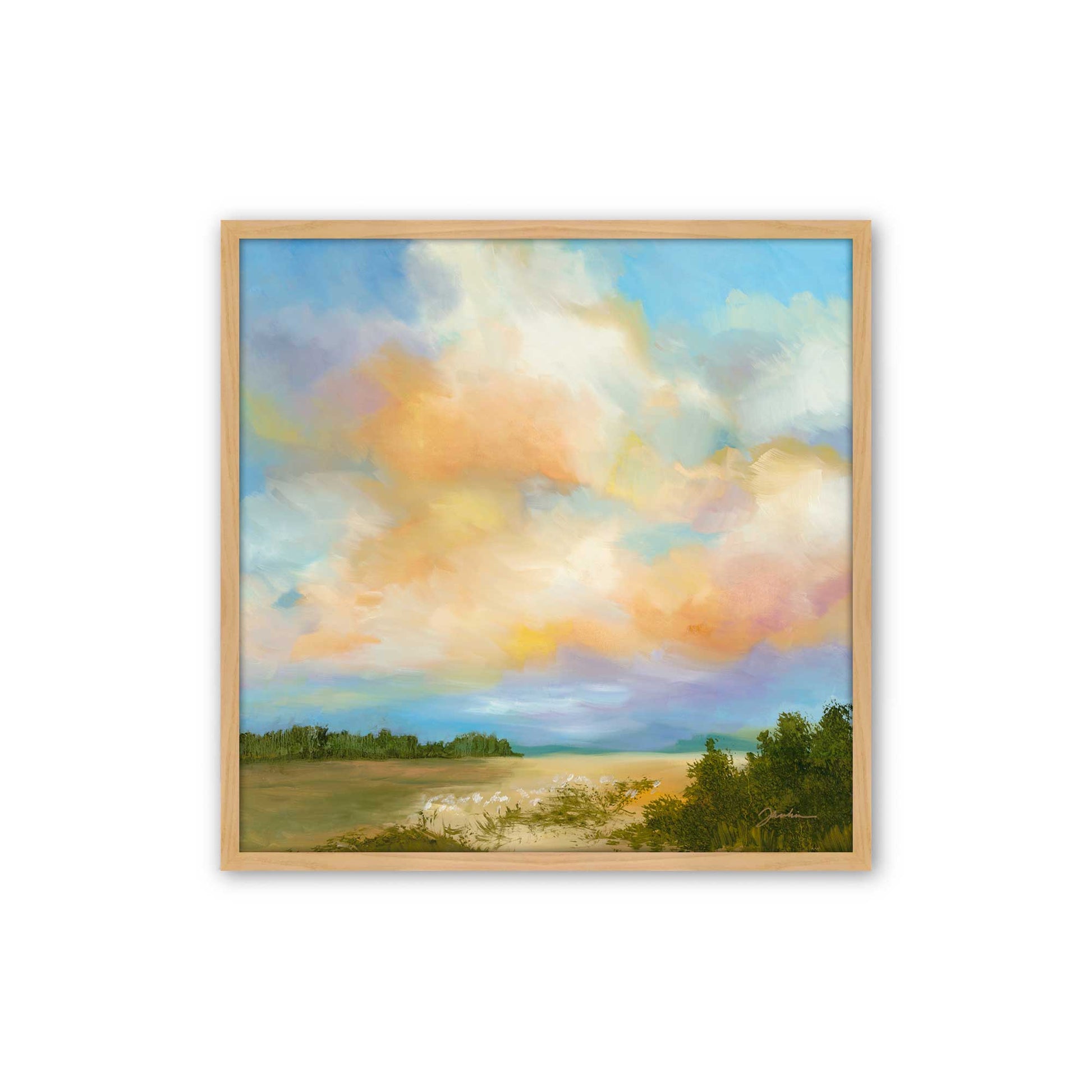 [Color:American Maple], Picture of art in an American Maple frame