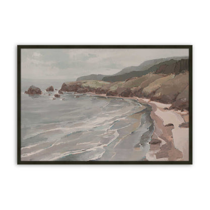 [Color:Satin Black], Picture of art in a Satin Black frame