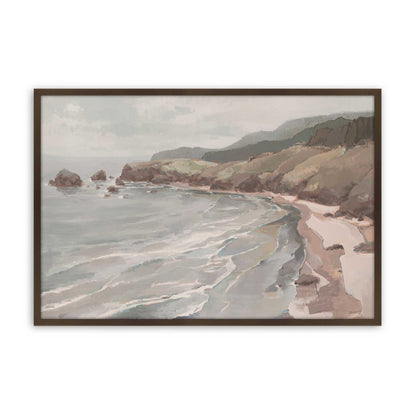 [Color:Brown], Picture of art in a Brown frame