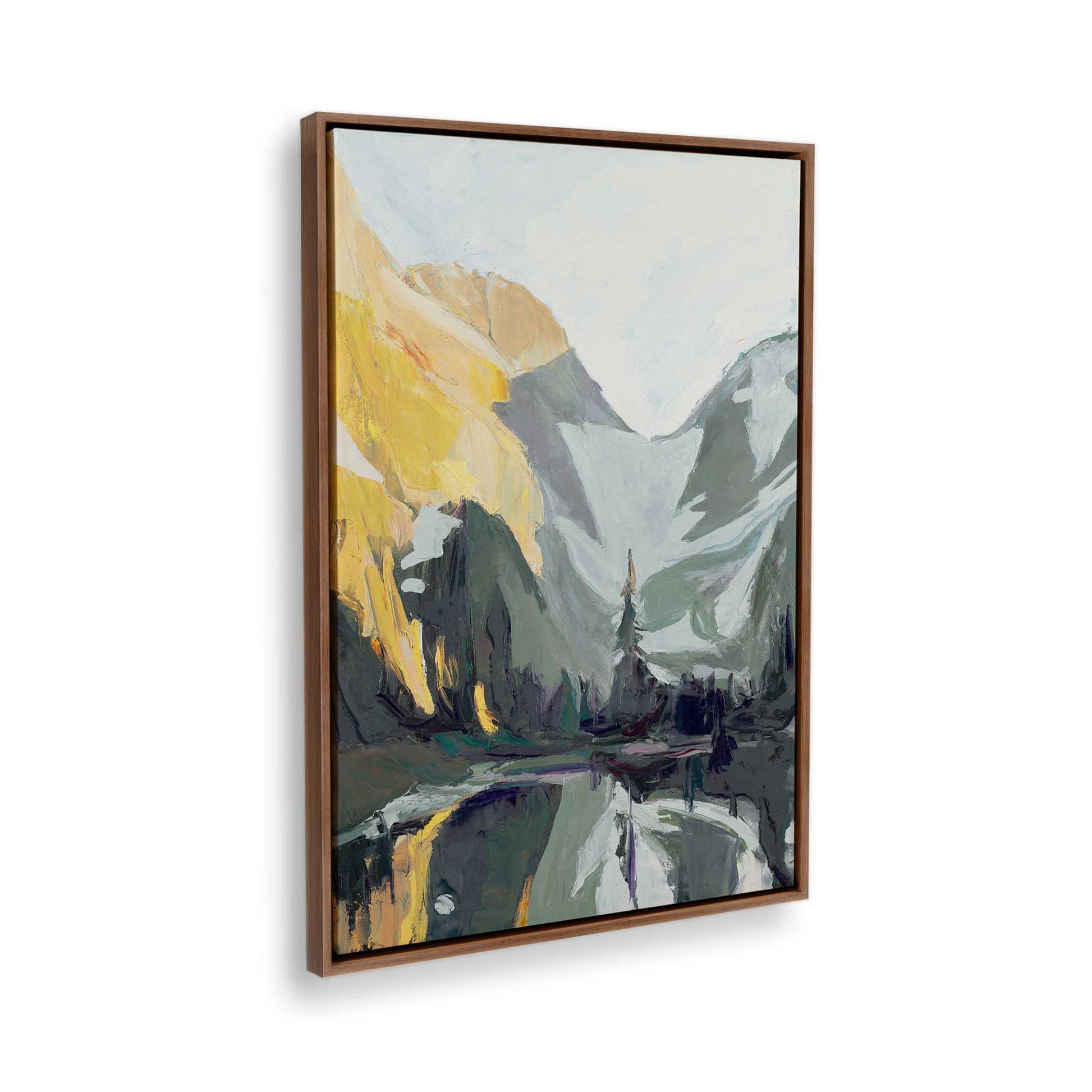 [Color:Walnut], Picture of the corner of the art