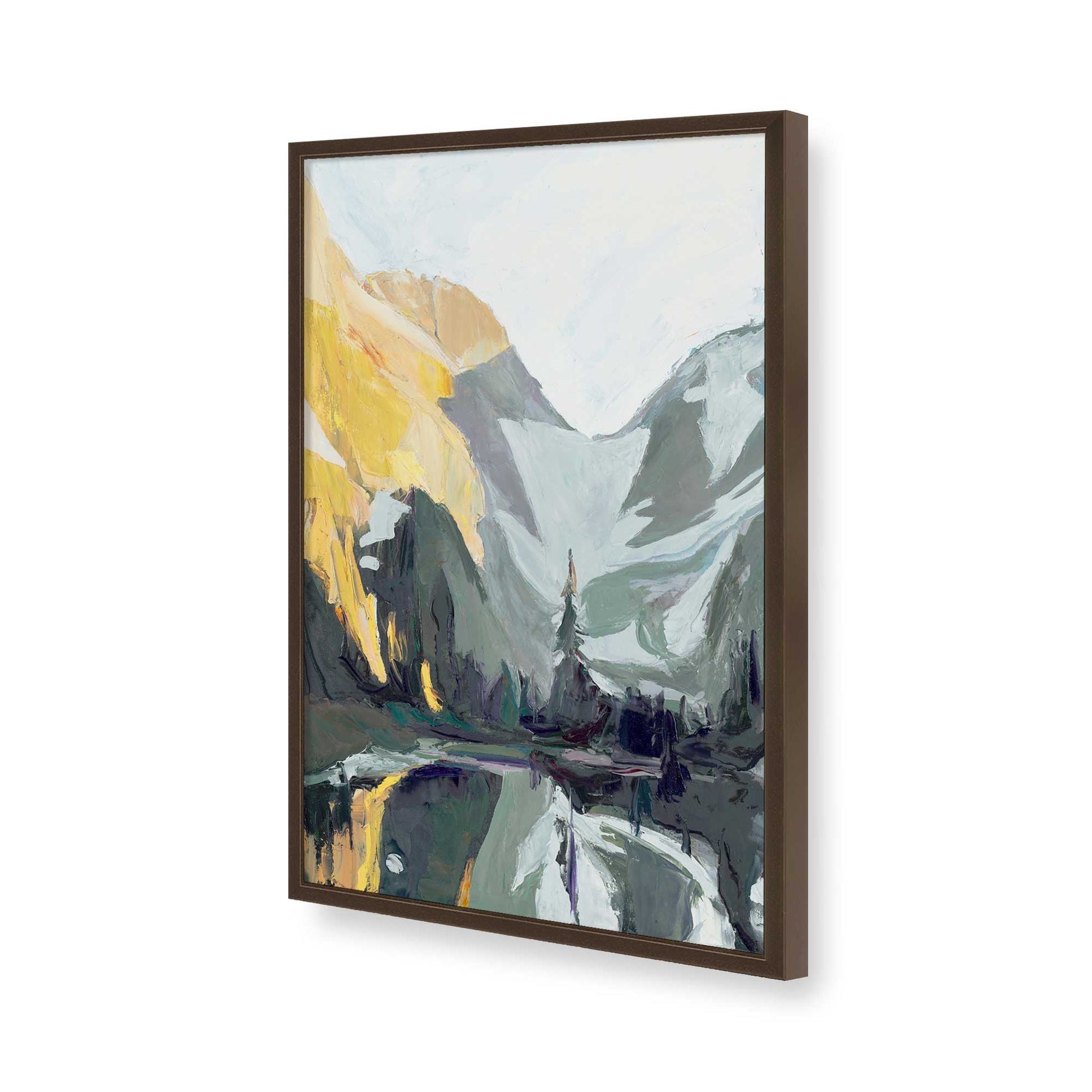 [Color:Belvinder Brown], Picture of art in a Belvinder Brown frame of the corner