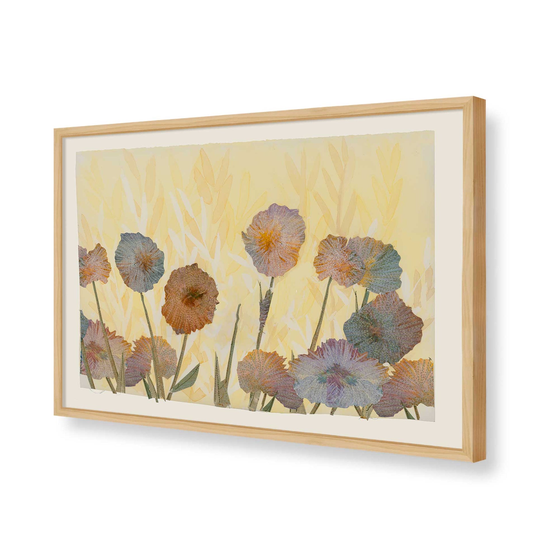 [Color:American Maple], Picture of art in a American Maple frame of the corner