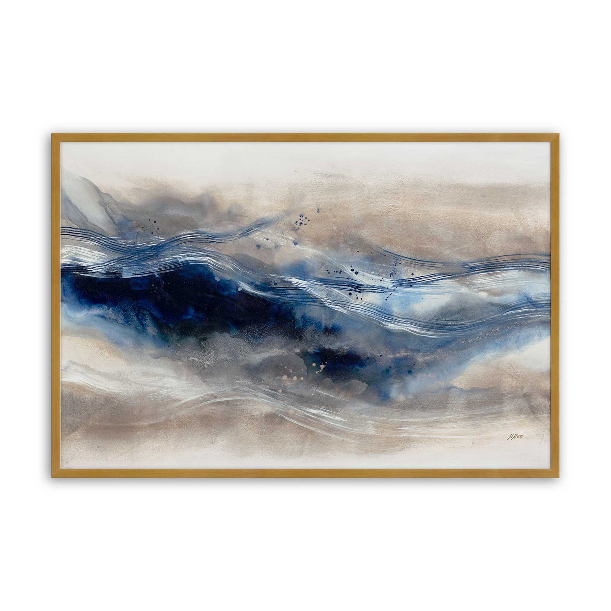 [Color:Polished Gold], Picture of art in a Polished Gold frame