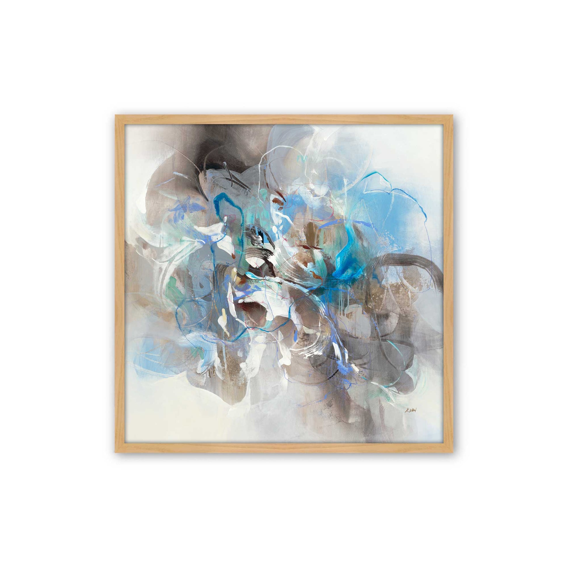 [Color:American Maple], Picture of art in a American Maple frame