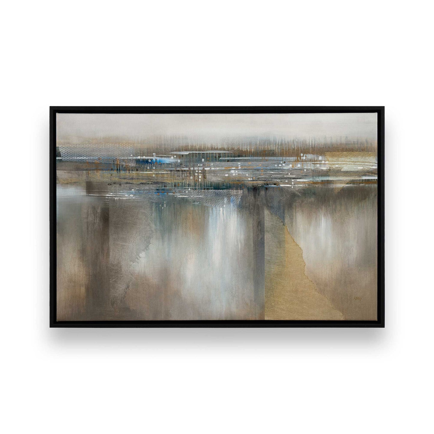 [Color:Satin Black], Picture of art in a Satin Black frame