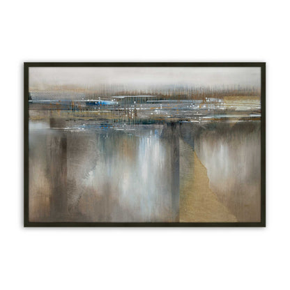 [Color:Satin Black], Picture of art in a Satin Black frame