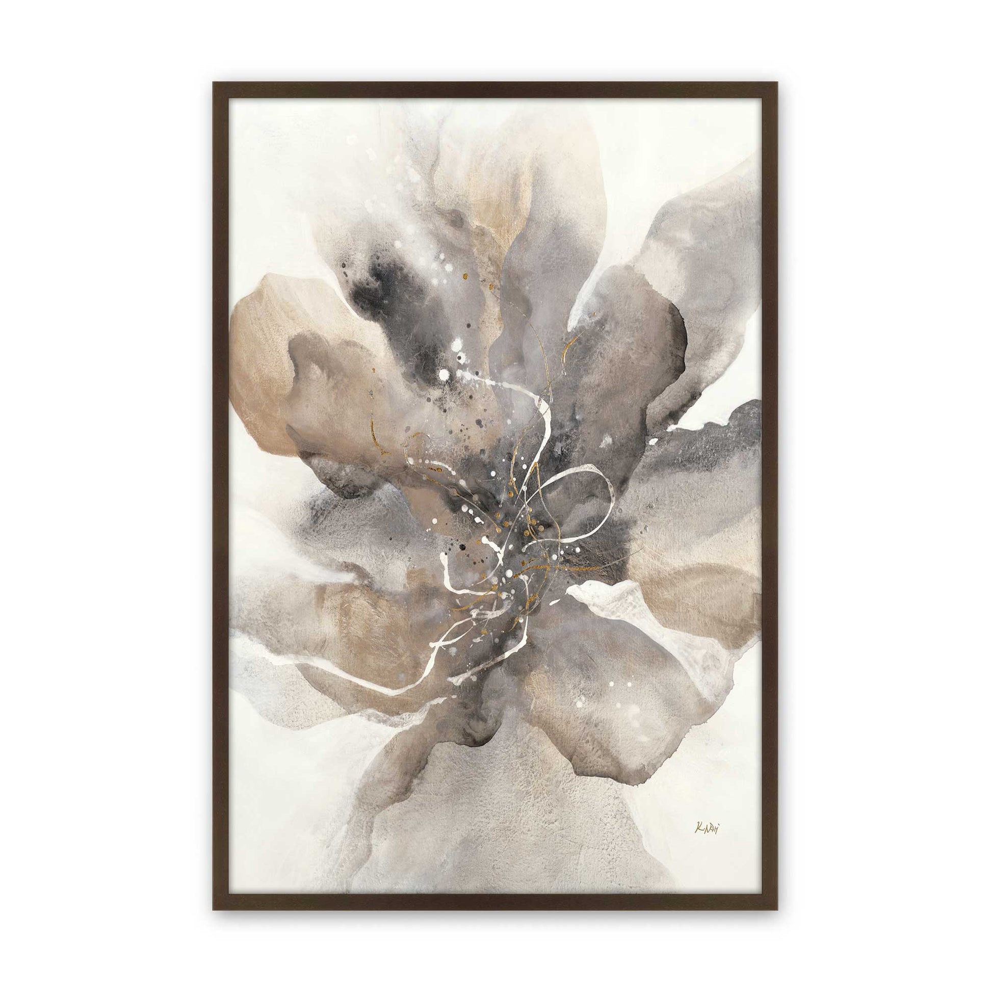 [Color:Belvinder Brown], Picture of art in a Belvinder Brown frame