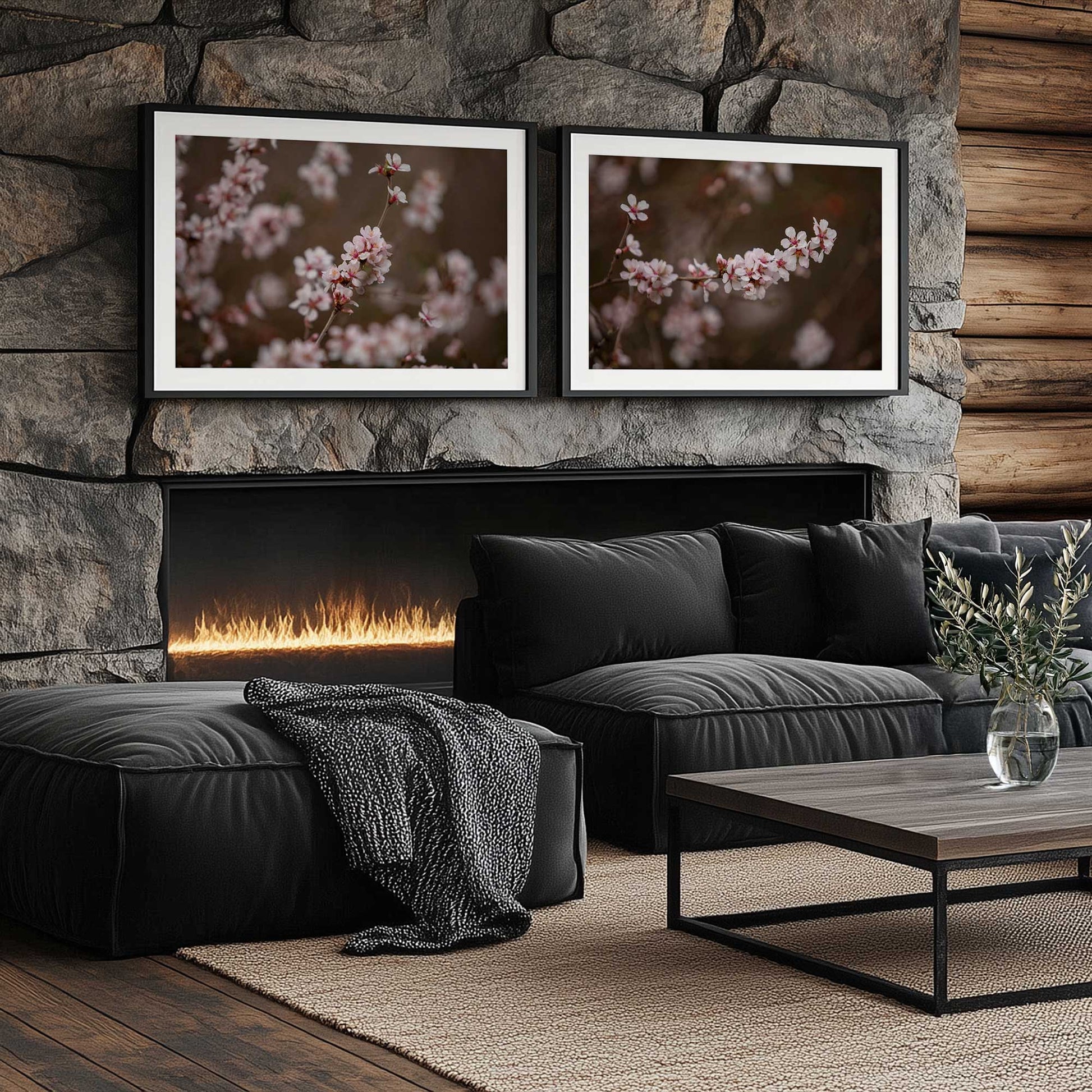 [Color:American Maple], Picture of art in a American Maple frame