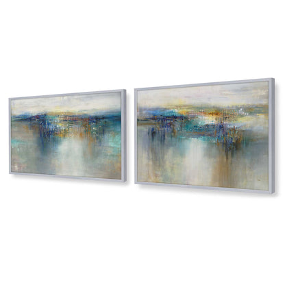 [Color:Polished Chrome], Picture of art in a Polished Chrome frame at an angle