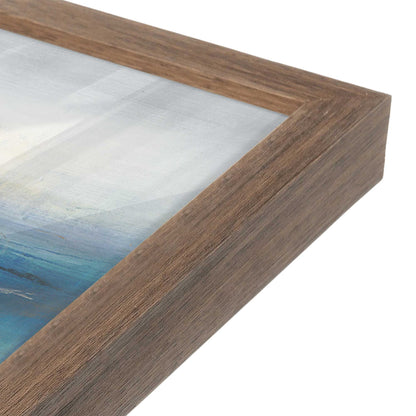 [Color:Walnut], Picture of art in a Walnut frame of the corner