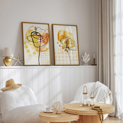 [Color:American Maple], Picture of art in a American Maple frame