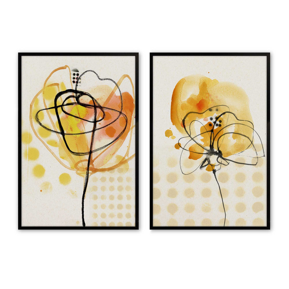 [Color:Satin Black], Picture of art in a Satin Black frame