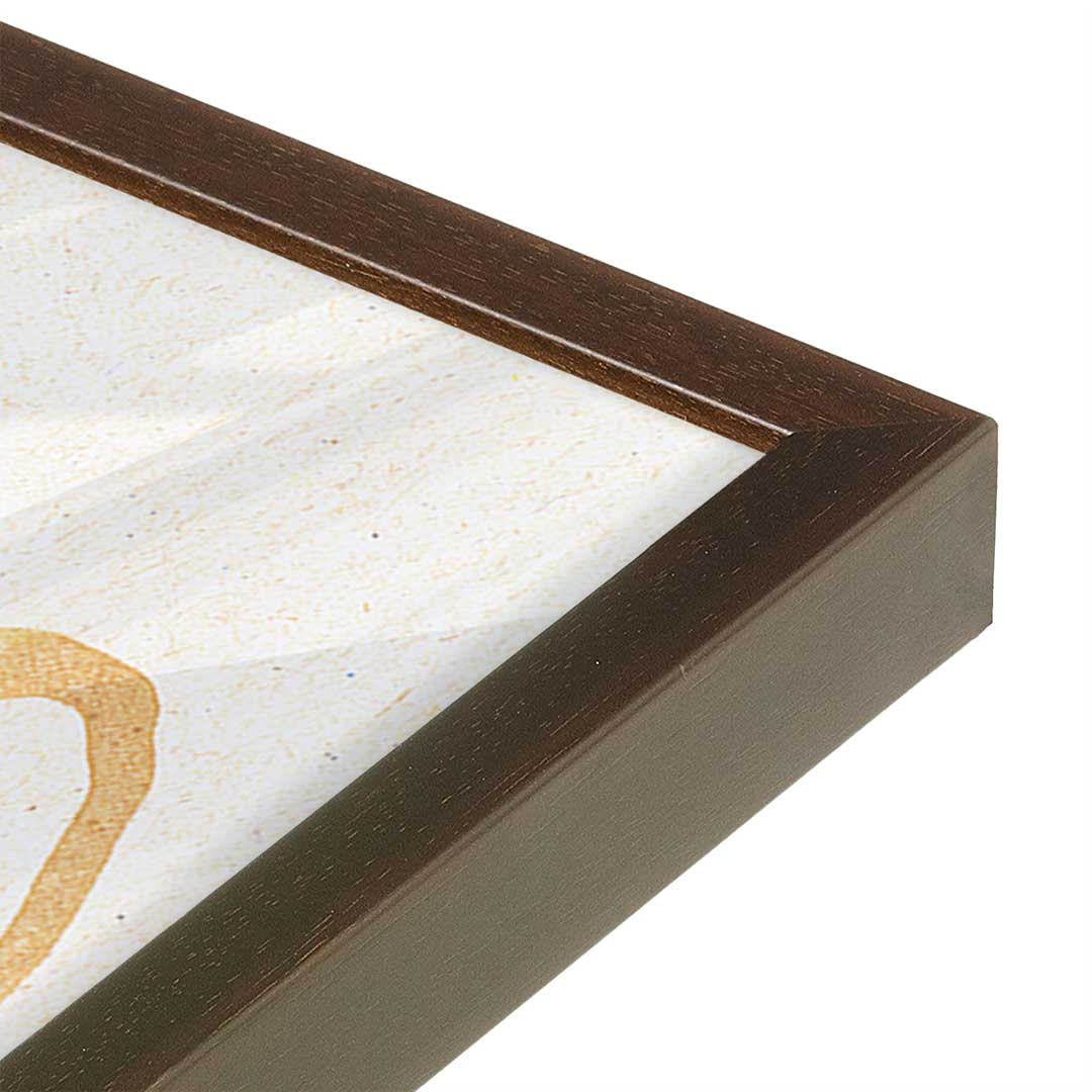 [Color:Belvinder Brown], Picture of art in a Belvinder Brown frame of the corner