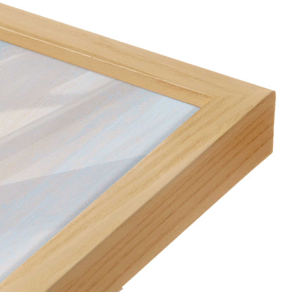 [Color:American Maple], Picture of art in a American Maple frame of the corner