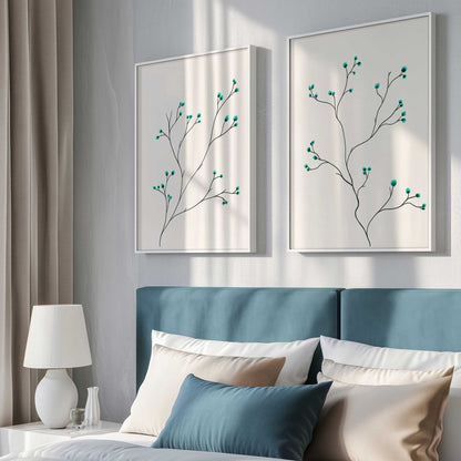 [Color:Walnut], Picture of art in a Walnut frame