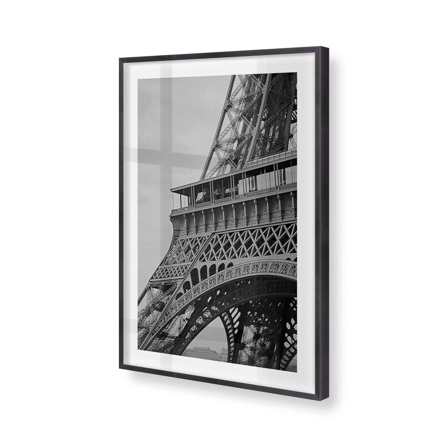 [Color:Weathered Zinc], Picture of art in a Weathered Zinc frame of the corner
