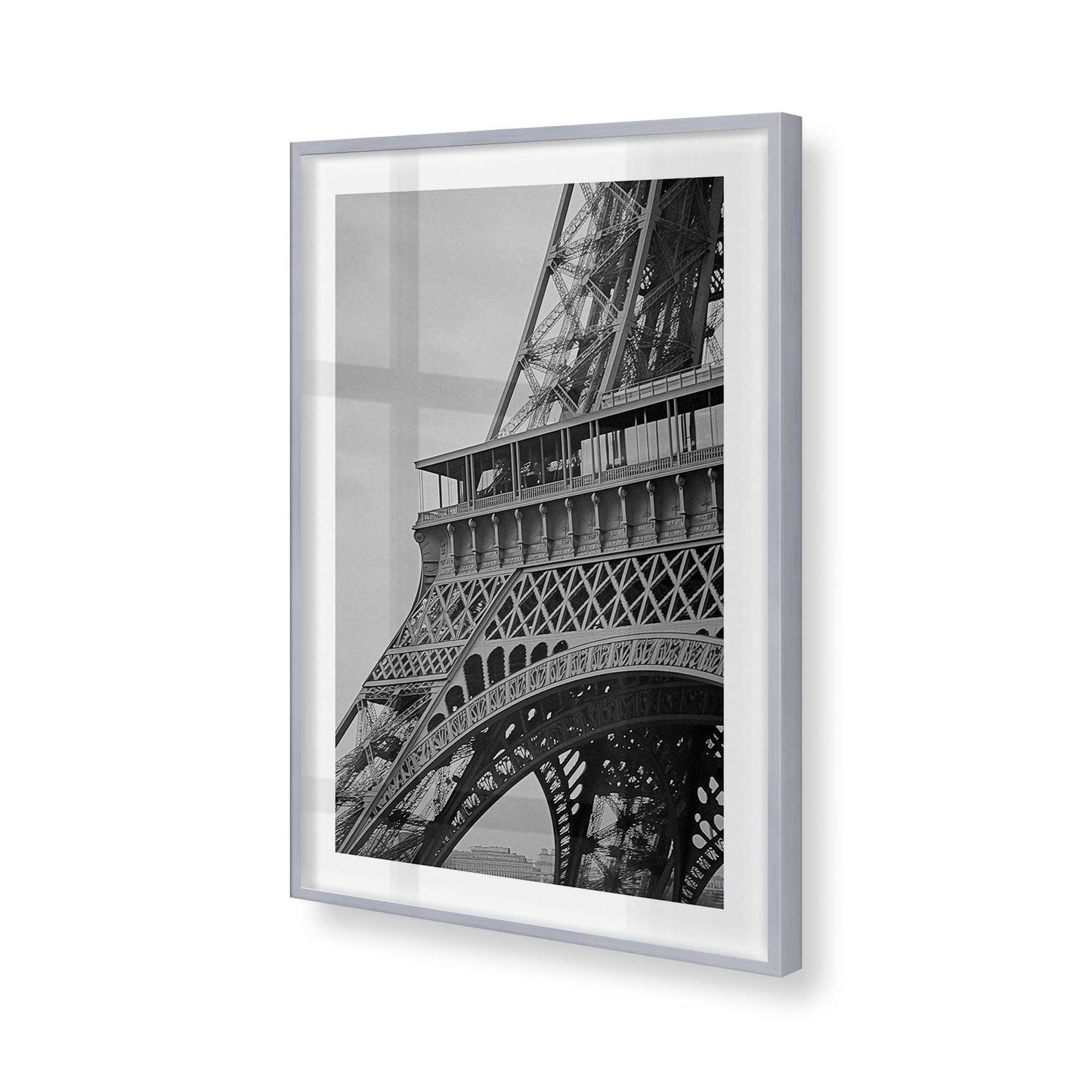 [Color:Polished Chrome], Picture of art in a Polished Chrome frame of the corner