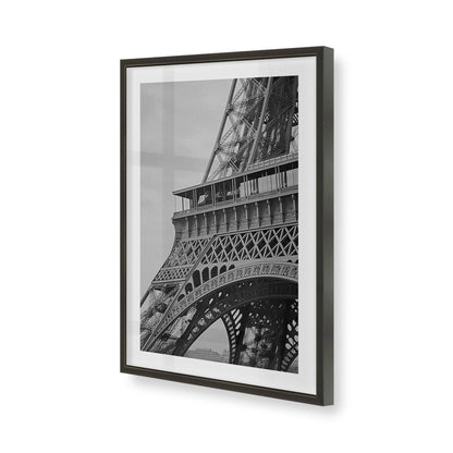 [Color:Satin Black], Picture of art in a Satin Black frame of the corner