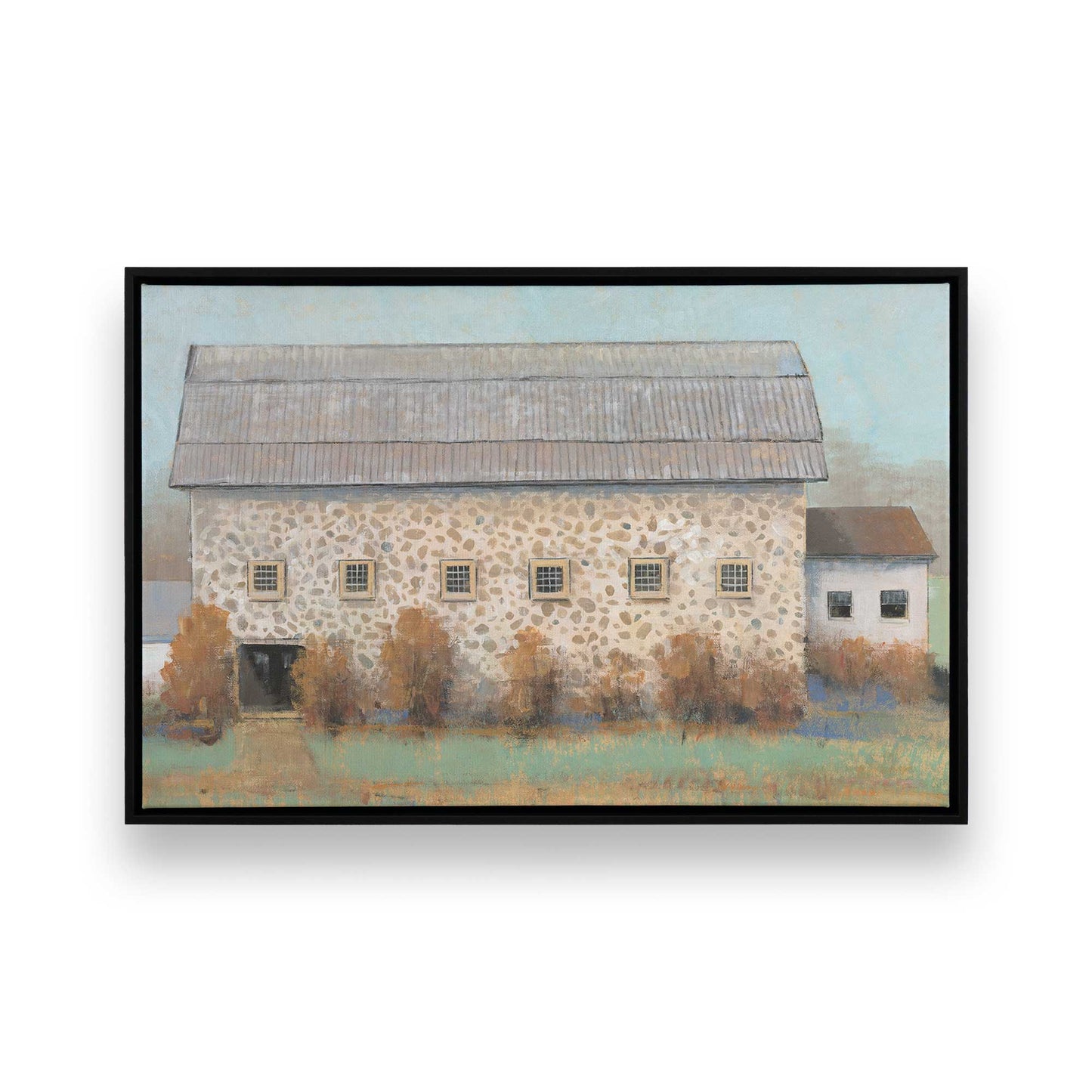 Autumn Barns Duo Canvas Print, Set of 2