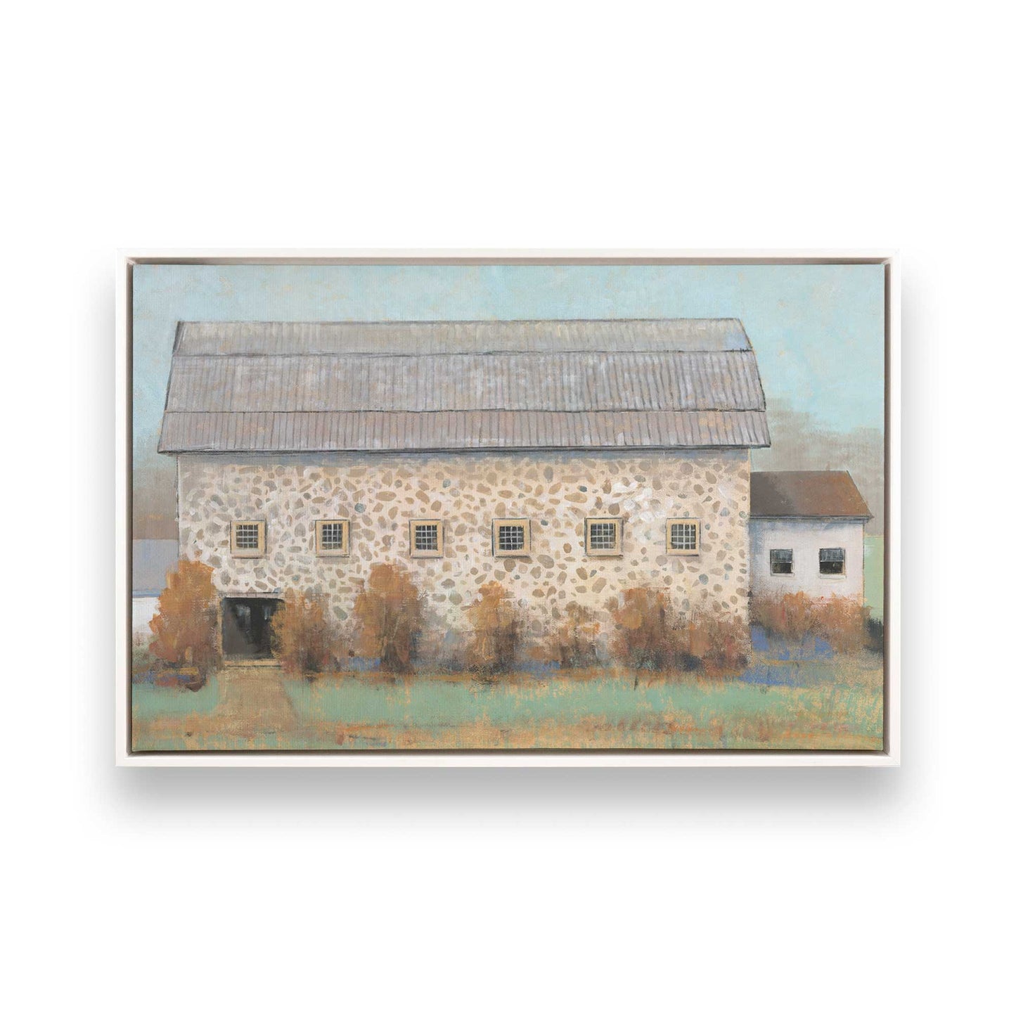 Autumn Barns Duo Canvas Print, Set of 2
